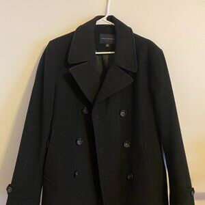 Banana Republic Pea Coat, Medium, Black